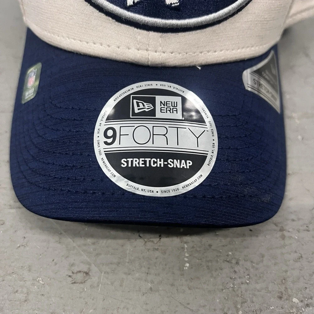 New Era 9FORTY Stretch Snap Dallas Cowboys Vintage Logo Navy Cream‎ Cap Hat